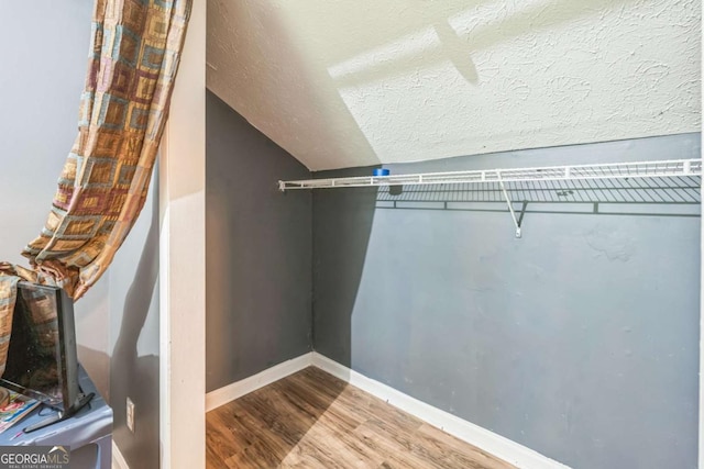 504 J C Daniel Rd, Carrollton, GA 30117 - walk in closet featuring wood finished floors and lofted ceiling