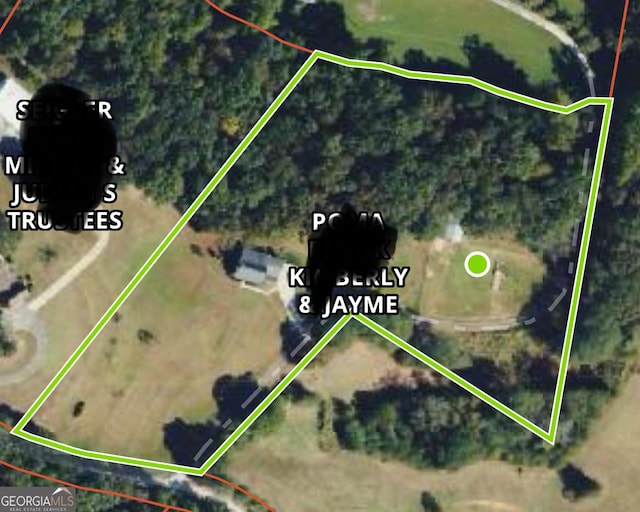 3272 Horace Rd, Bowman, GA 30624 - map of property location with property boundaries highlighted