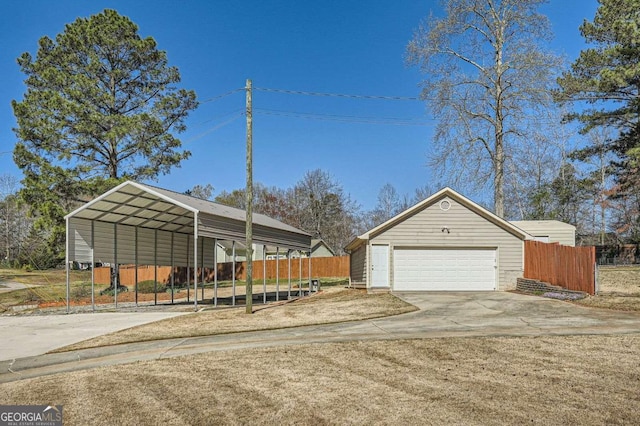 13 Cliff Ct, Villa Rica, GA 30180 - view of front of property featuring driveway and an outbuilding