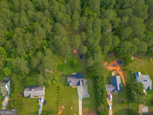 653 Al Roberts Rd, Senoia, GA 30276 - bird's eye view of a heavily wooded area