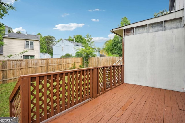 2049 Charter Ln, Lithonia, GA 30058 - view of wooden terrace