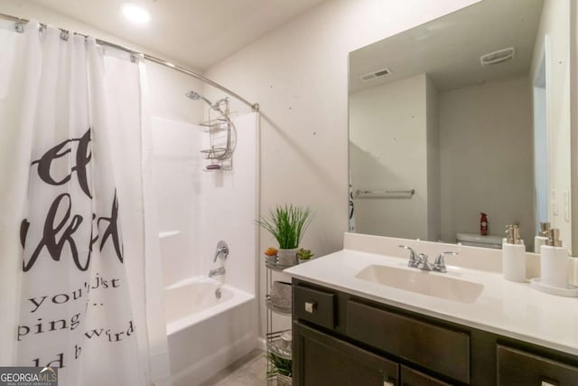 3126 Cove View Ct, Dacula, GA 30019 - full bath with vanity and shower / tub combo