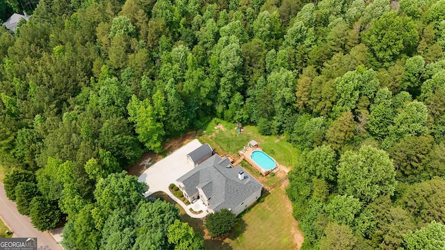 219 Periwinkle Way, Pendergrass, GA 30567 - view of property location featuring a heavily wooded area