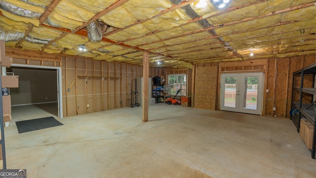 219 Periwinkle Way, Pendergrass, GA 30567 - below grade area with french doors