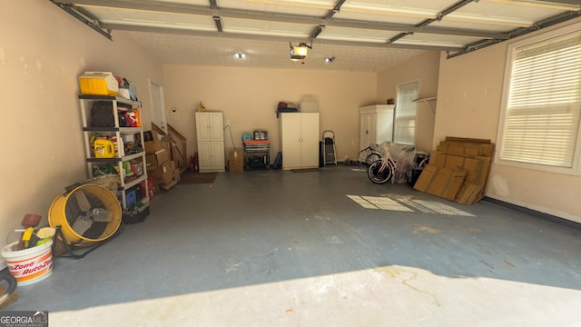 219 Periwinkle Way, Pendergrass, GA 30567 - garage featuring a garage door opener