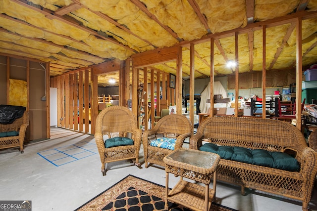 2059 Ivey Chase Dr, Dacula, GA 30019 - misc room with unfinished concrete floors