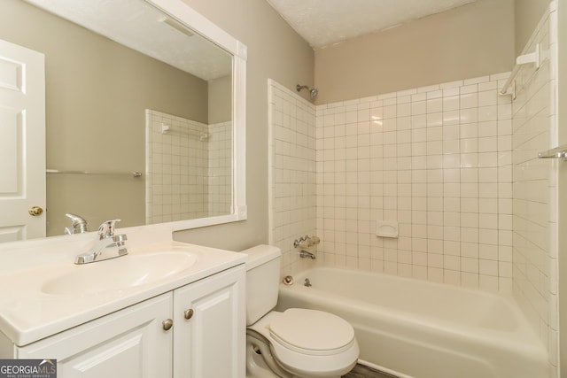 2624 Windridge Dr, Acworth, GA 30102 - full bath with vanity and washtub / shower combination