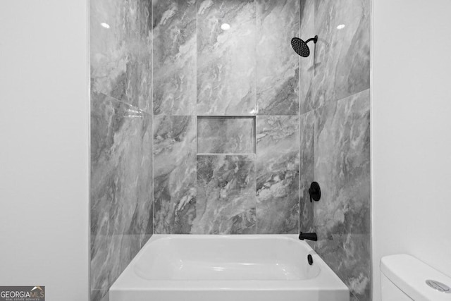 83 Beech Creek Cir, Winder, GA 30680 - bathroom with toilet and  shower combination