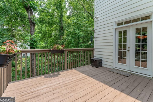 3801 Stonebriar Ln, Duluth, GA 30097 - deck with french doors
