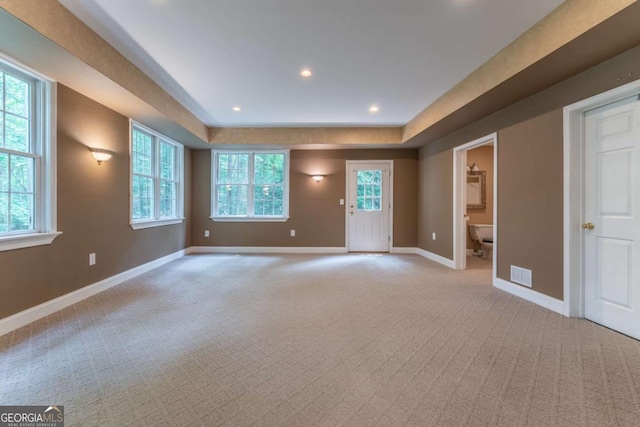 3801 Stonebriar Ln, Duluth, GA 30097 - unfurnished room featuring light carpet, baseboards, and recessed lighting