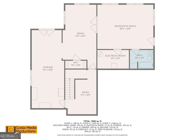 3801 Stonebriar Ln, Duluth, GA 30097 - property floor plan