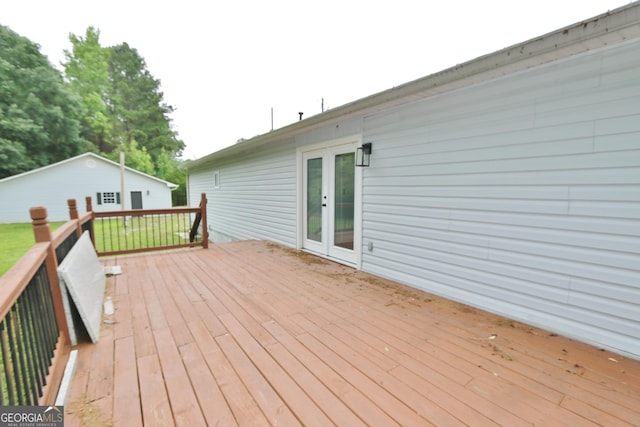 3434 Union Point Rd, Union Point, GA 30669 - view of wooden deck