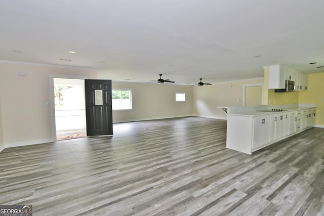 3434 Union Point Rd, Union Point, GA 30669 - unfurnished living room with baseboards and wood finished floors