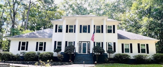 212 Teepee Trl, Whitesburg, GA 30185 - neoclassical / greek revival house featuring roof with shingles