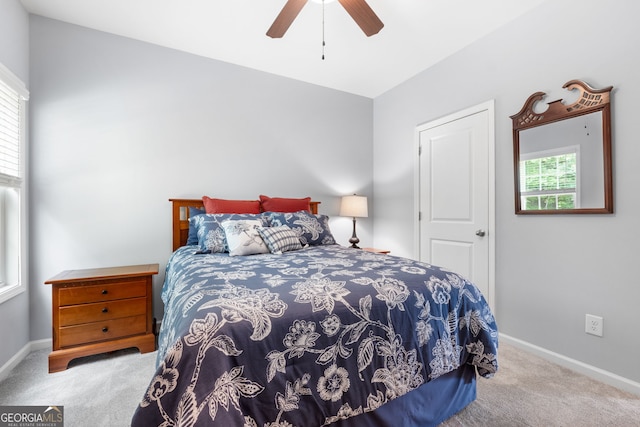8 Saint Charles Ave, Sharpsburg, GA 30277 - bedroom featuring carpet flooring and a ceiling fan