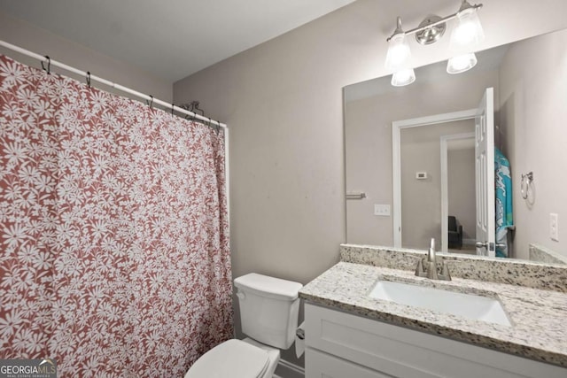 1672 Meadow Lark Ln, Gainesville, GA 30501 - full bathroom featuring vanity and curtained shower