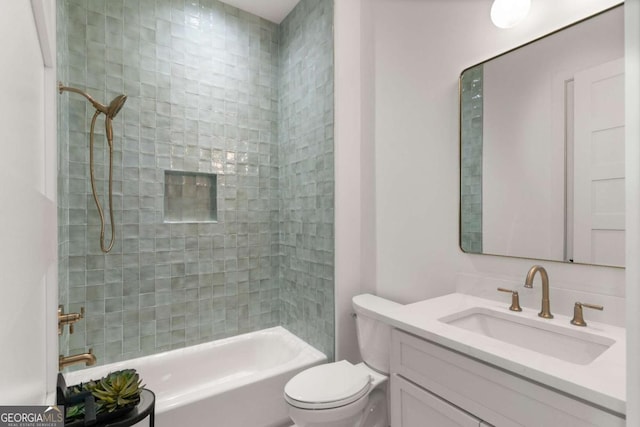 616 Neptune Way, Saint Simons, GA 31522 - bathroom with vanity and shower / washtub combination