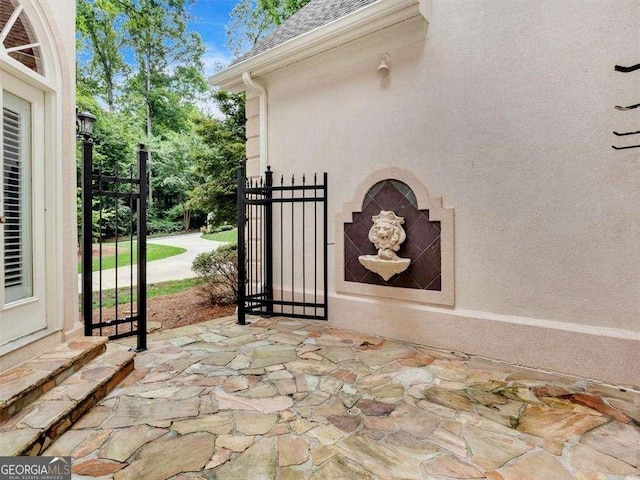4670 Hamden Forest Dr SW, Atlanta, GA 30331 - view of patio featuring a gate