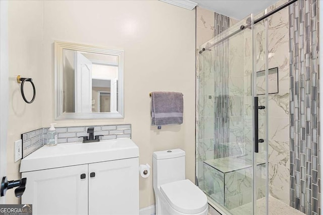 4670 Hamden Forest Dr SW, Atlanta, GA 30331 - full bathroom with vanity and a marble finish shower