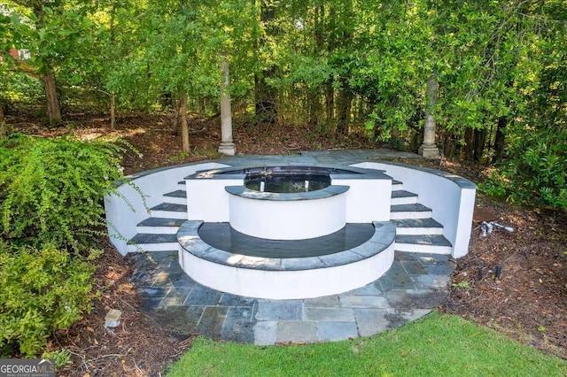 4670 Hamden Forest Dr SW, Atlanta, GA 30331 - exterior view of an outdoor fire pit