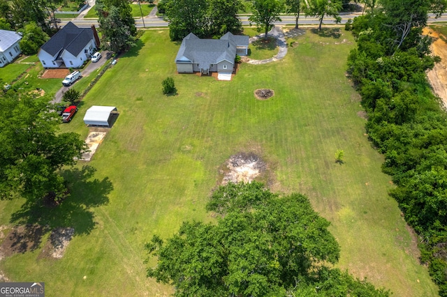 7443 Church St, Bartow, GA 30413 - drone / aerial view