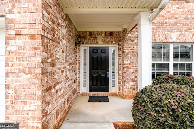1076 Scenic Park Trl, Lawrenceville, GA 30046 - doorway to property featuring brick siding