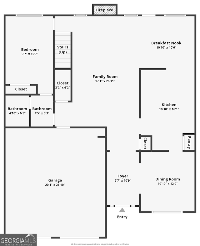 1076 Scenic Park Trl, Lawrenceville, GA 30046 - view of room layout