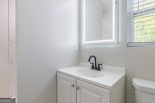 2065 Freeman St, Macon, GA 31201 - bathroom with vanity and toilet