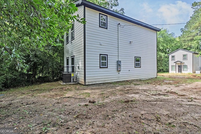 2065 Freeman St, Macon, GA 31201 - rear view of property featuring central AC