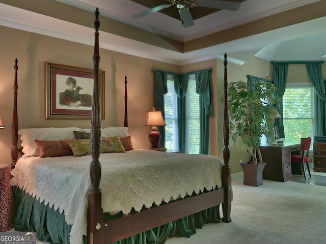 307 Worthing Ln, Mcdonough, GA 30253 - carpeted bedroom with ornamental molding