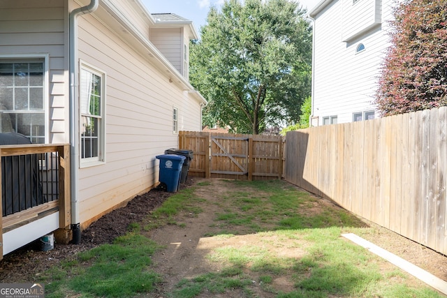4046 Creekview Ridge Dr, Buford, GA 30518 - view of yard with a gate