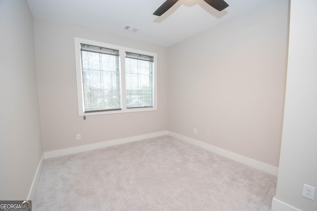 1 Newnan Views Cir, Newnan, GA 30263 - carpeted spare room featuring ceiling fan and baseboards
