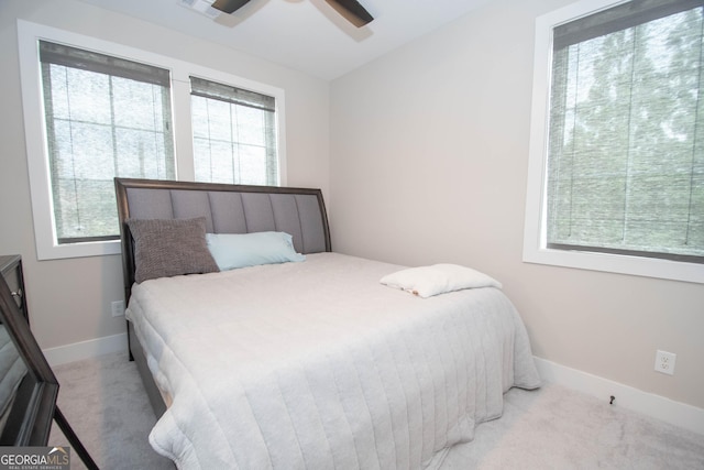 1 Newnan Views Cir, Newnan, GA 30263 - bedroom with carpet, multiple windows, baseboards, and a ceiling fan