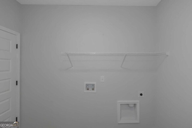 420 Tavistock Ct, Mcdonough, GA 30252 - washroom with electric dryer hookup and washer hookup