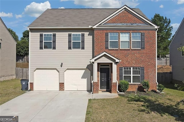 1152 Werre Way, Locust Grove, GA 30248 - view of front facade featuring brick siding, a garage, and concrete driveway