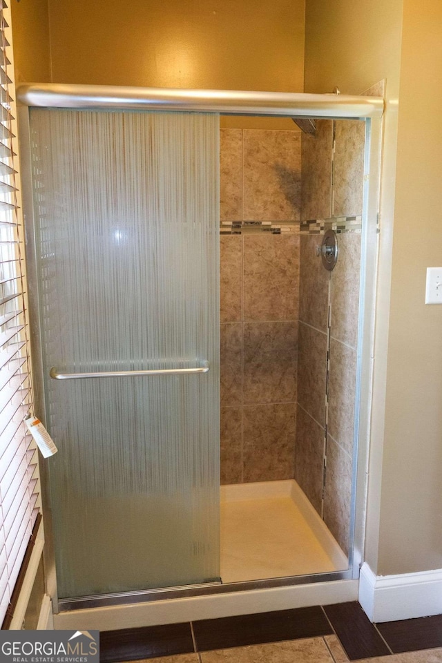 1101 Forrest Hills Dr, Watkinsville, GA 30677 - full bathroom featuring a stall shower and tile patterned floors