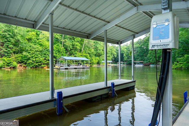 3010 White Oak Ct, Lagrange, GA 30240 - dock area featuring a water view