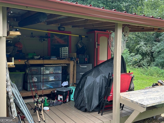 445 Elkmont Trl, Cleveland, GA 30528 - view of deck