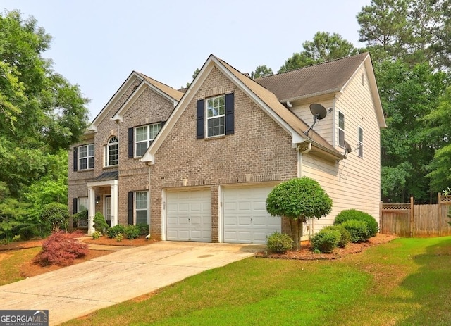 1132 Hargrove Ct, Locust Grove, GA 30248 - view of front of house with an attached garage, driveway, and brick siding