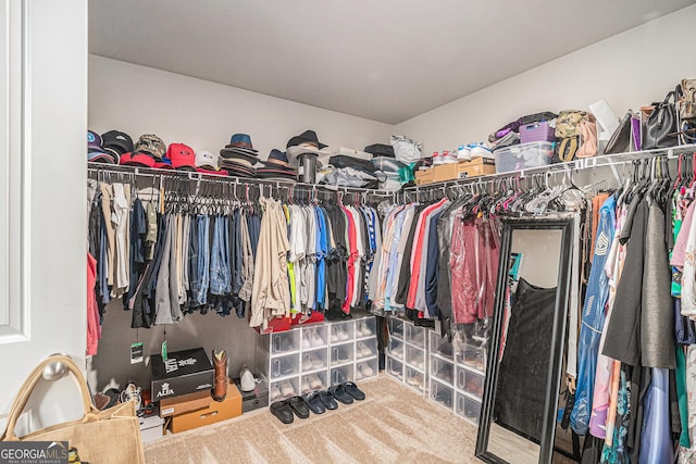 210 Kestrel Cir, Covington, GA 30014 - walk in closet featuring carpet