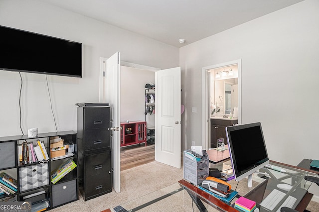 210 Kestrel Cir, Covington, GA 30014 - view of carpeted office