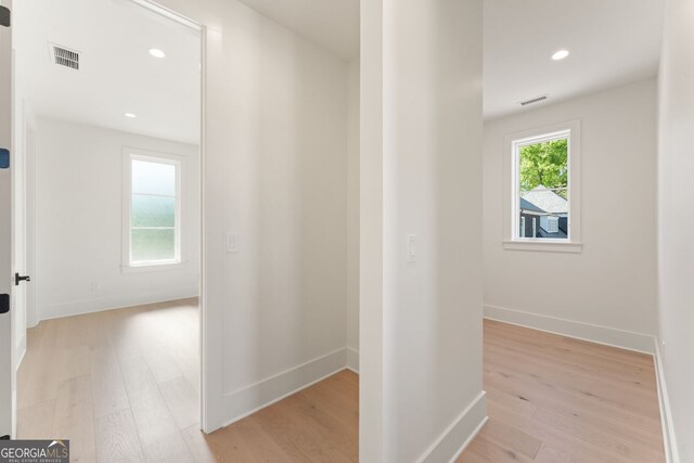 260 Guild Ln, Fayetteville, GA 30214 - hallway with light wood-type flooring and recessed lighting