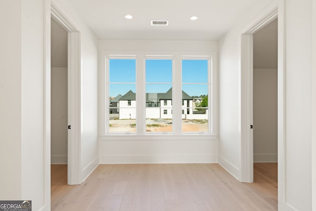260 Guild Ln, Fayetteville, GA 30214 - unfurnished room with light wood-type flooring and recessed lighting
