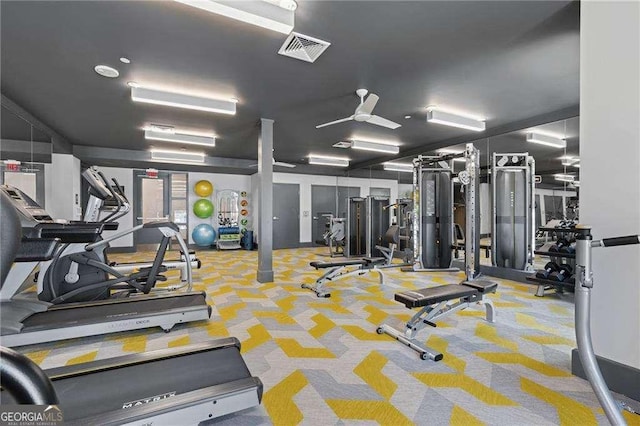 775 Juniper St NE Unit 111, Atlanta, GA 30308 - gym with carpet