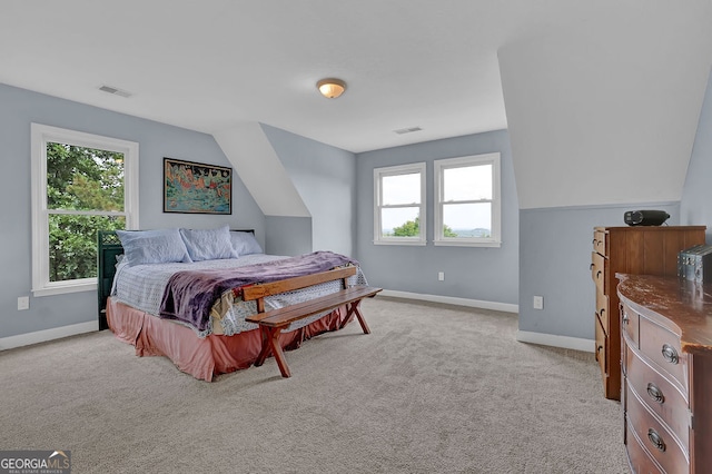 2216 Trammel Rd, Cumming, GA 30041 - bedroom featuring multiple windows and light carpet