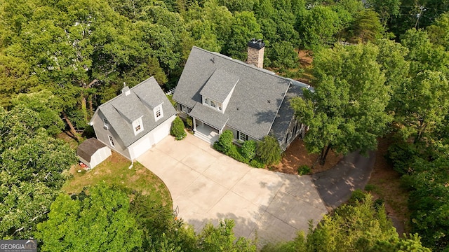 2216 Trammel Rd, Cumming, GA 30041 - view from above of property