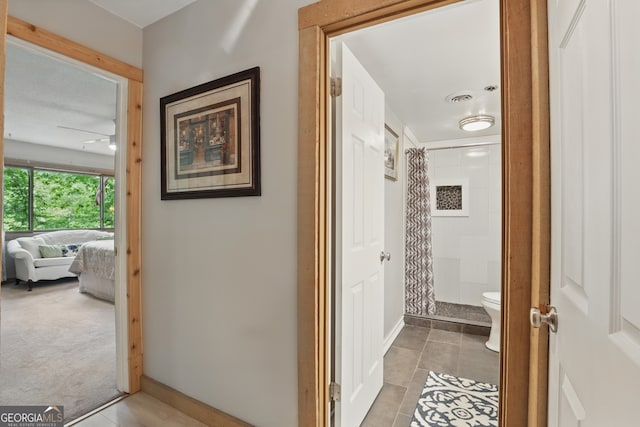 251 Shakespeare Dr Unit 332, Clayton, GA 30525 - hall featuring tile patterned floors and baseboards