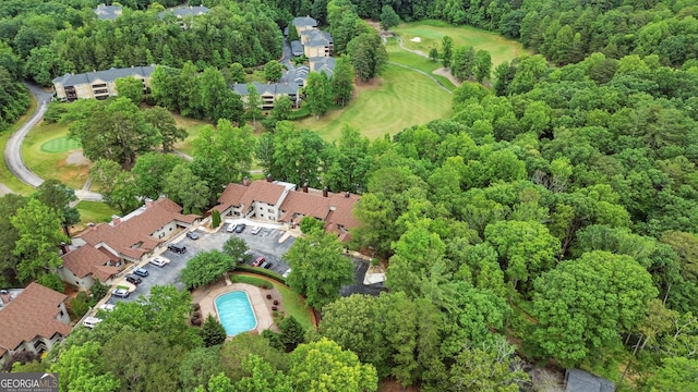 251 Shakespeare Dr Unit 332, Clayton, GA 30525 - aerial view of property and surrounding area with nearby suburban area and a golf club