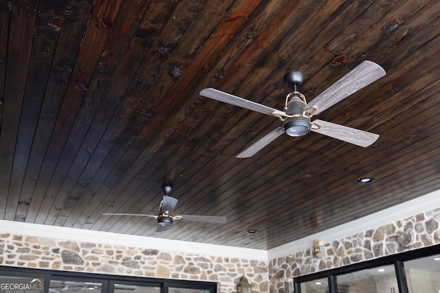 5700 Goolsby Rd, Monticello, GA 31064 - detailed view of a ceiling fan and wood ceiling