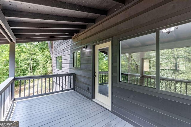 235 Red Bud Ln Unit 5, Hiawassee, GA 30546 - view of wooden deck